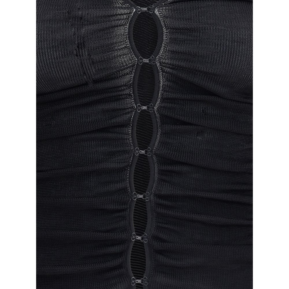 Black Viscose Top