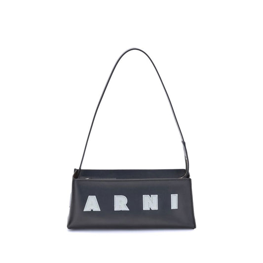 Black Calf Leather Bos Taurus Shoulder Bag
