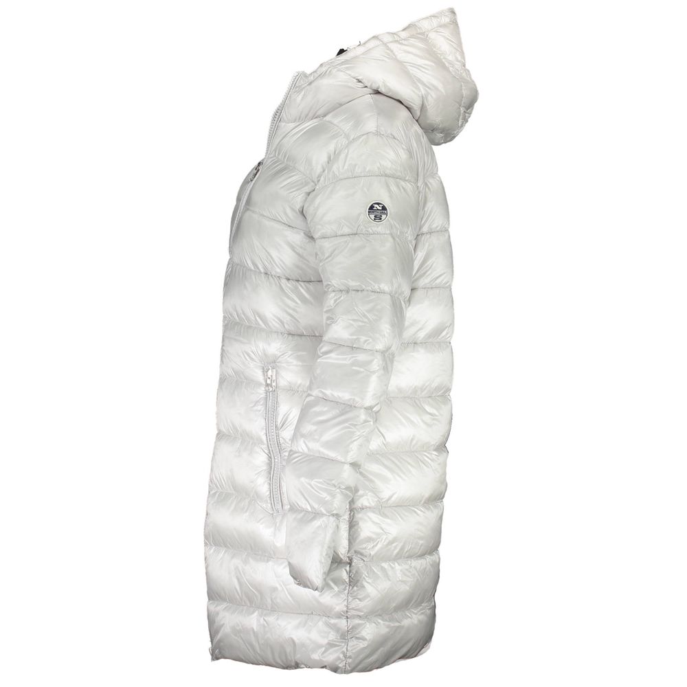 Gray Polyamide Jackets & Coat