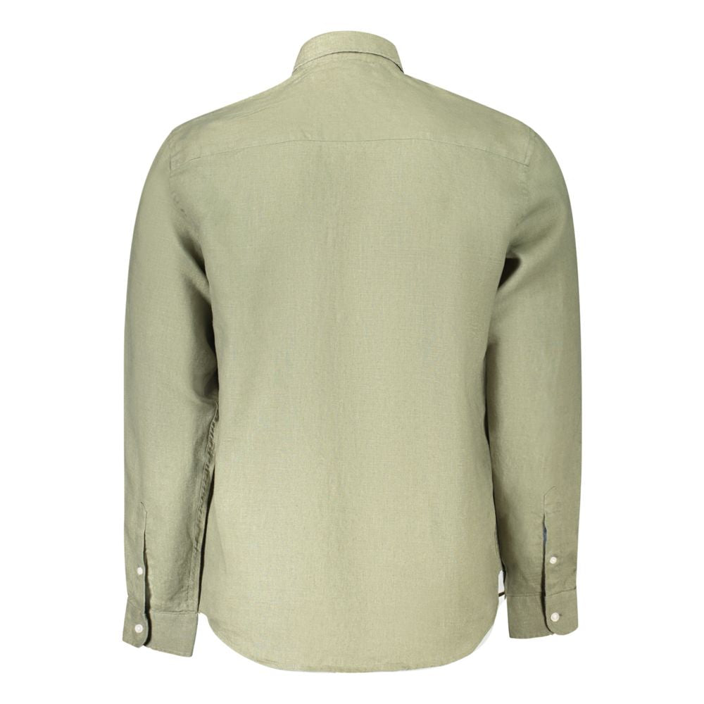 Green Linen Shirt