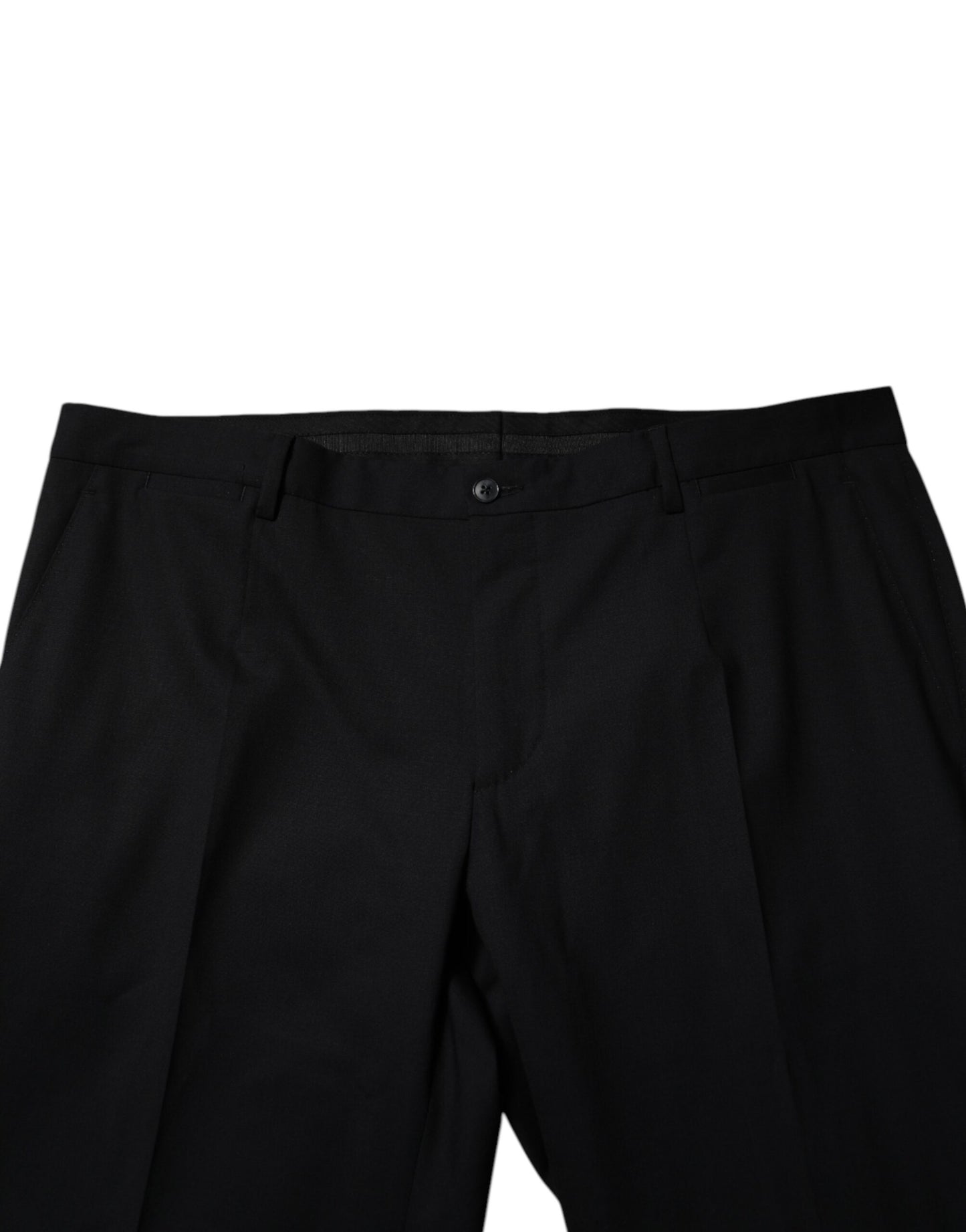 Black Wool Formal Dress Pants
