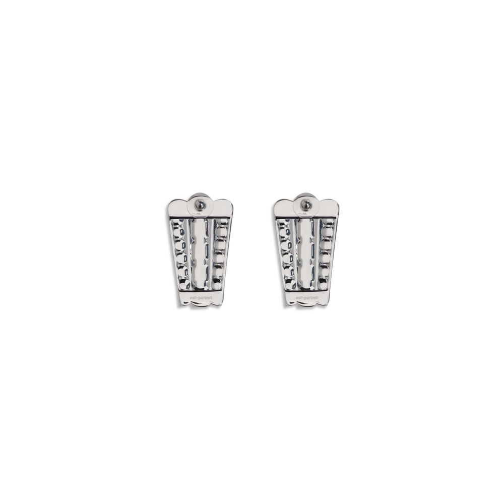 Silver Metal Earrings