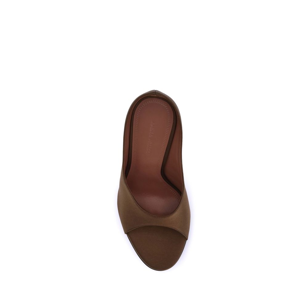 Brown Calf Leather Bos Taurus High Heel Pumps
