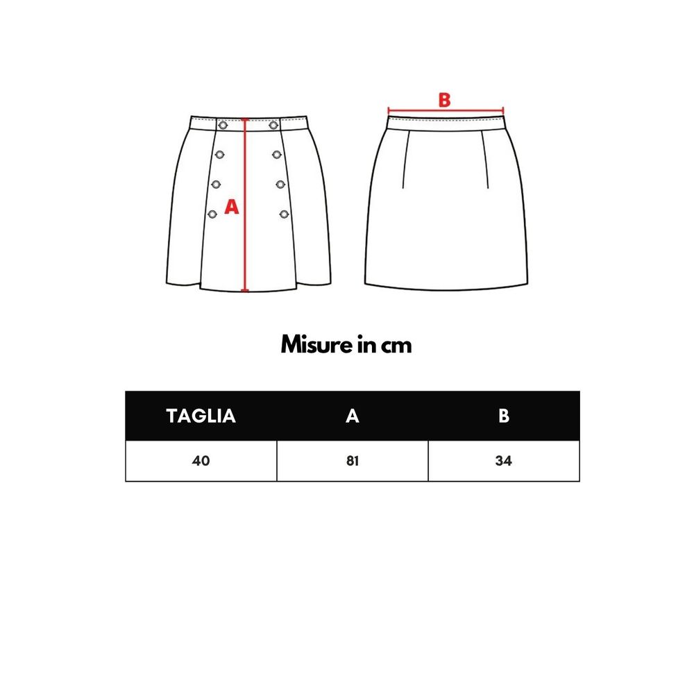 Bicolor Silk Midi Skirt