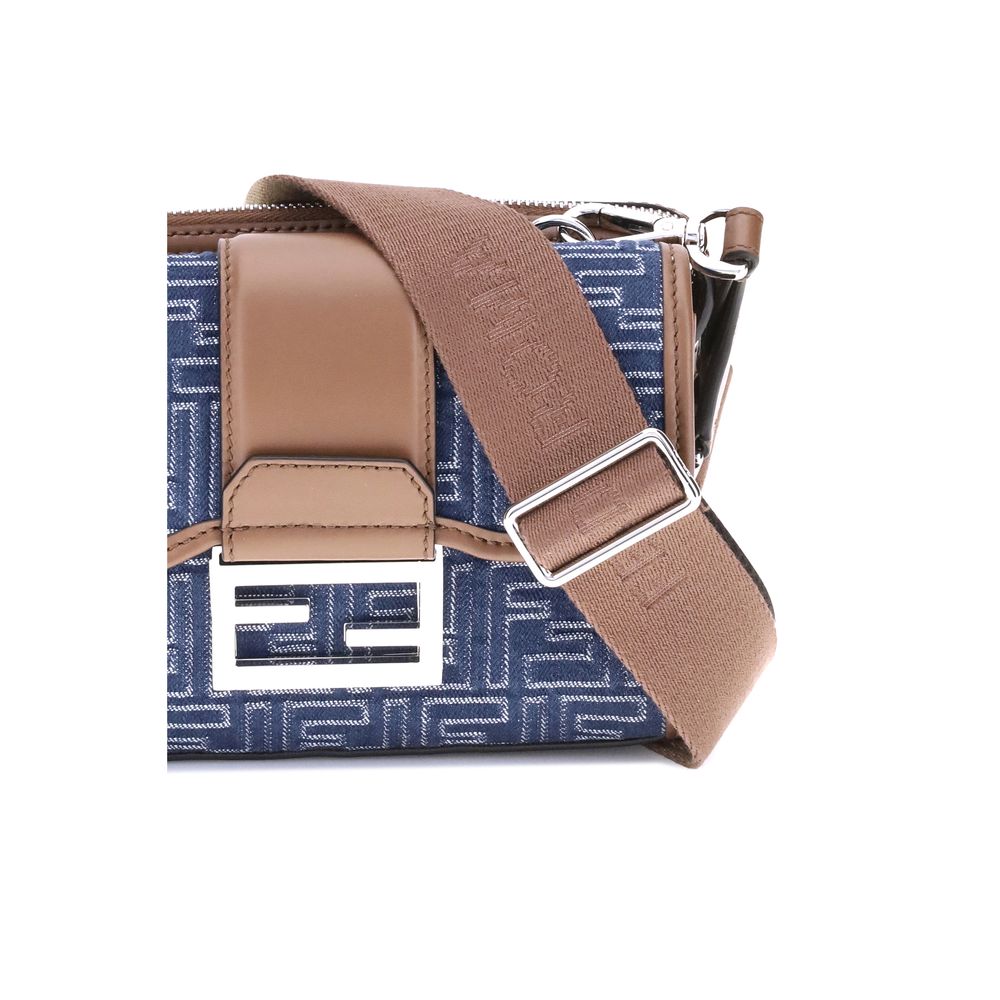 Blue Cotton Shoulder Bag