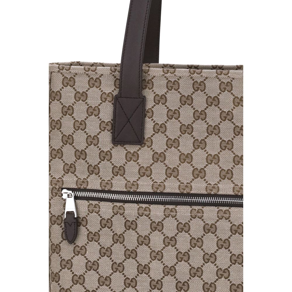 Brown Polyester Handbag