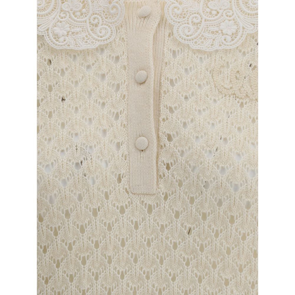 Cream Cotton Sweatshirt