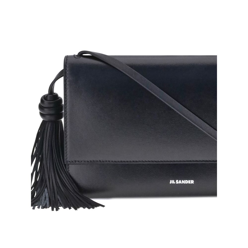 Black Calf Leather Bos Taurus Shoulder Bag
