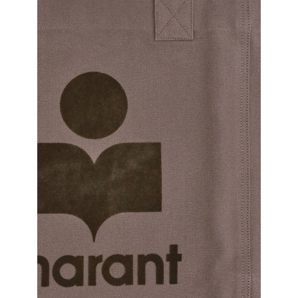 Bicolor Cotton Shoulder Bag
