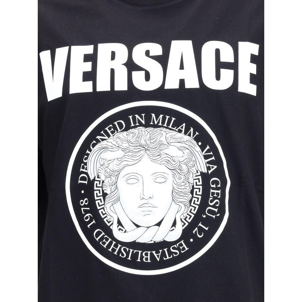 Black Cotton T-Shirt
