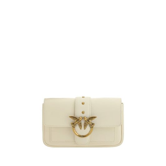 White Calf Leather Bos Taurus Shoulder Bag
