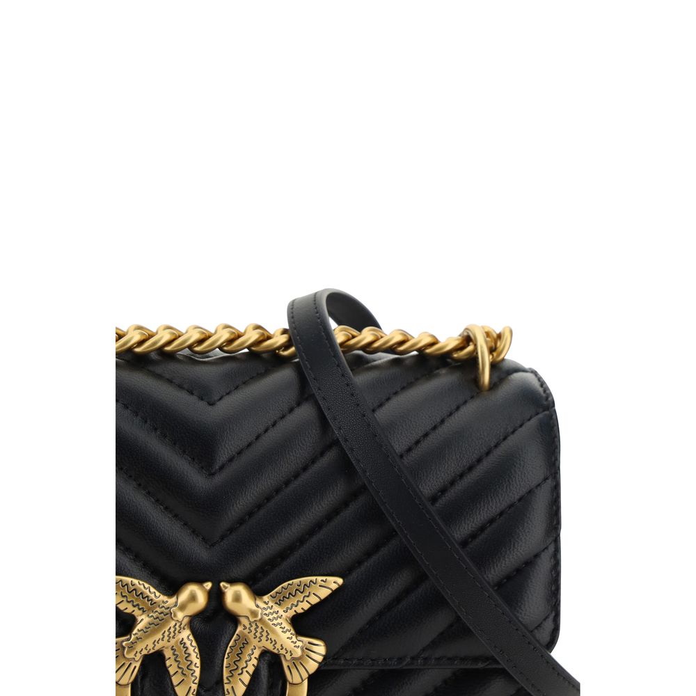 Black Calf Leather Bos Taurus Shoulder Bag