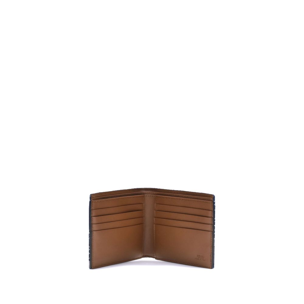 Blue Fabric Wallet