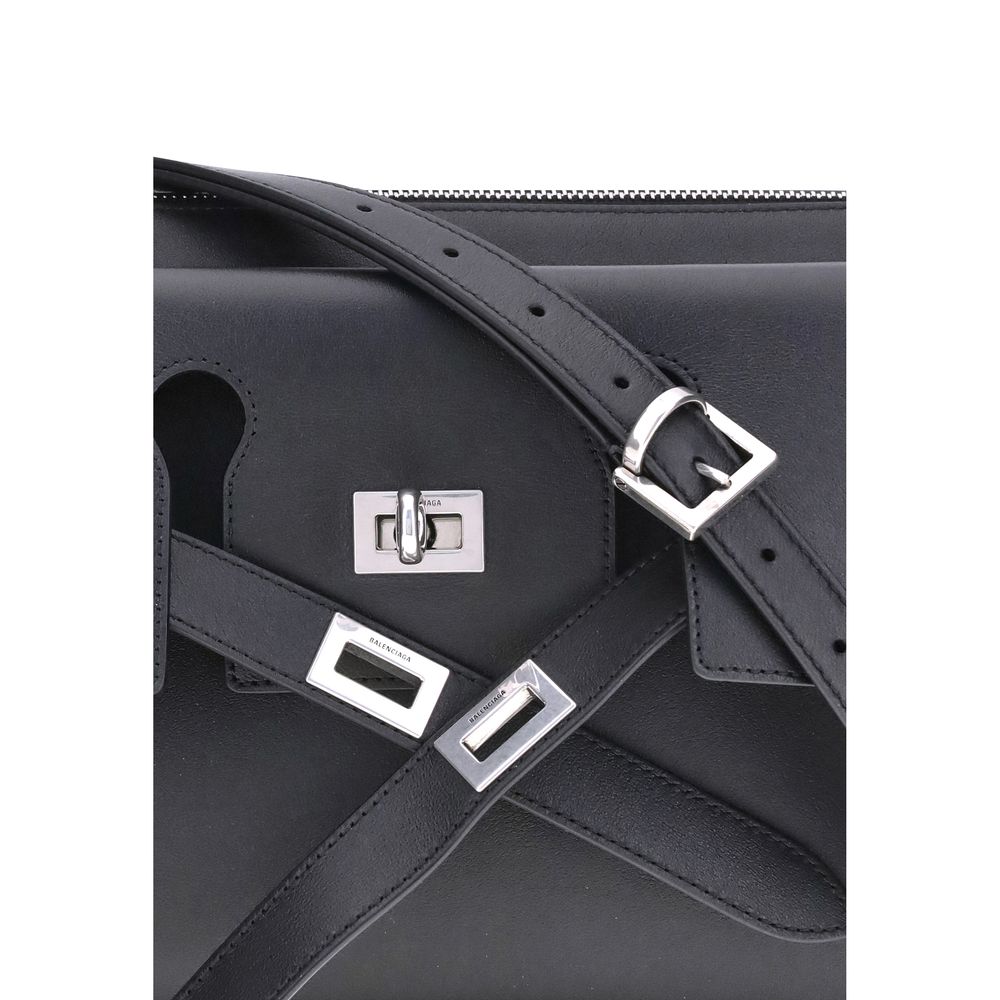 Black Calf Leather Bos Taurus Shoulder Bag