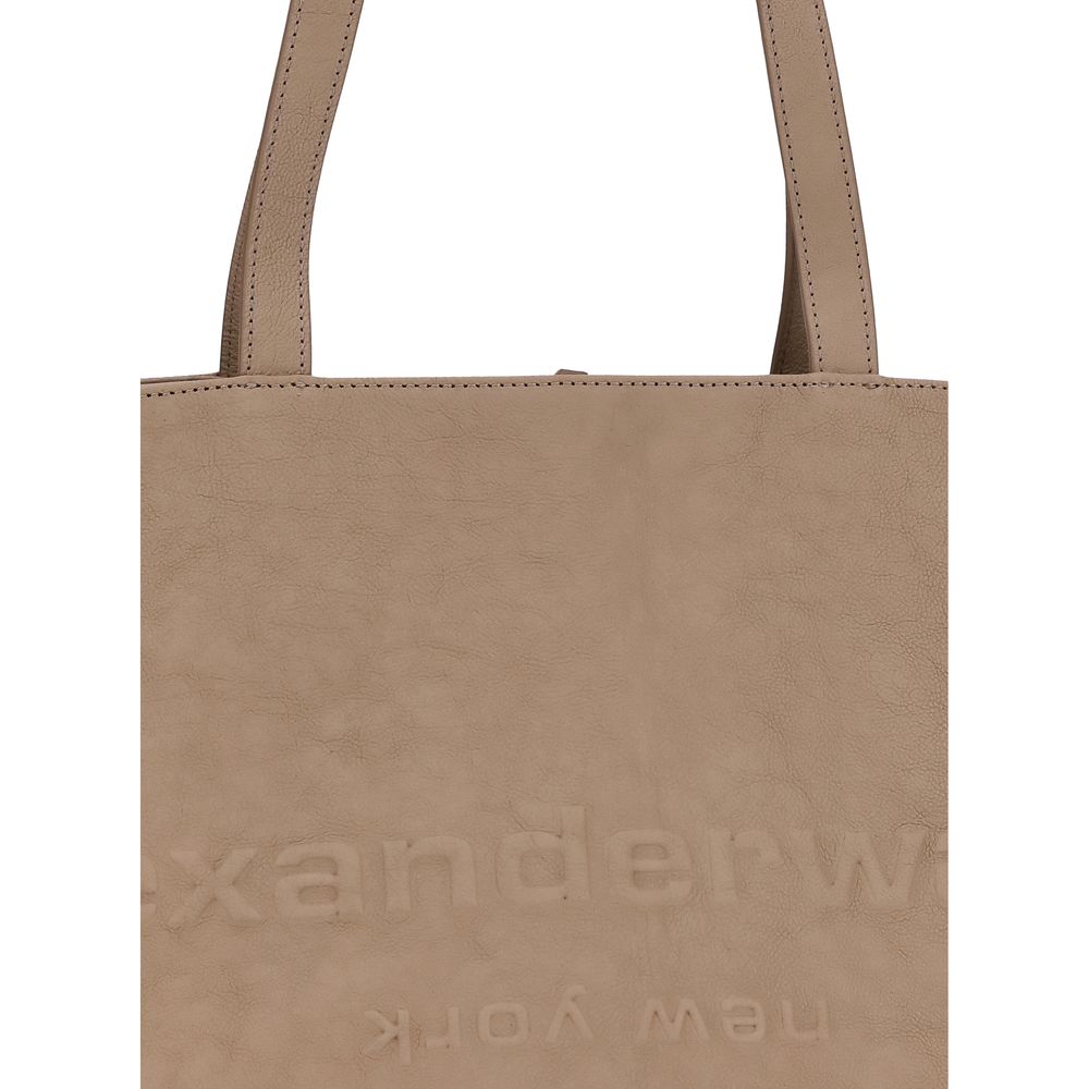 Beige Nylon Shoulder Bag