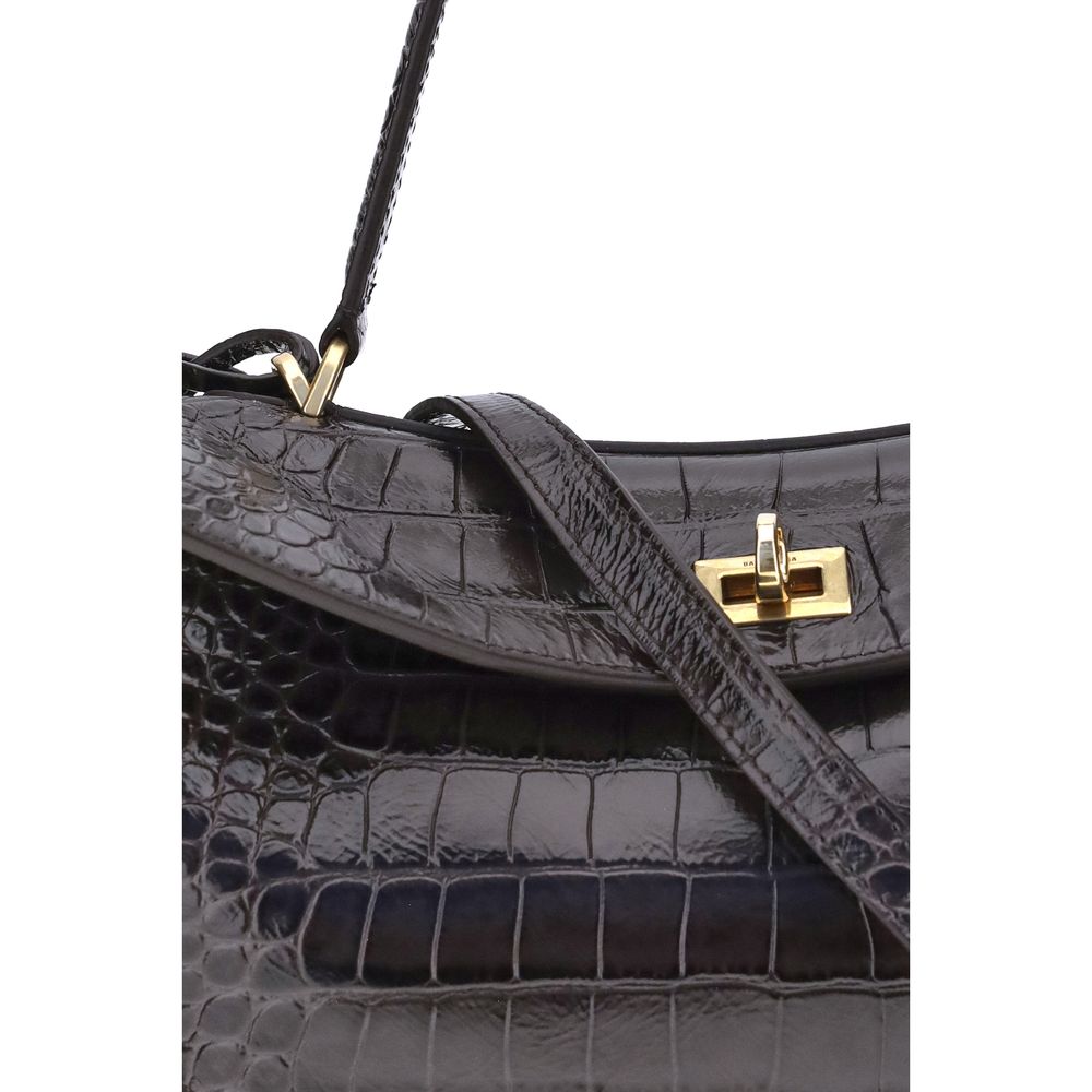Black Calf Leather Bos Taurus Shoulder Bag