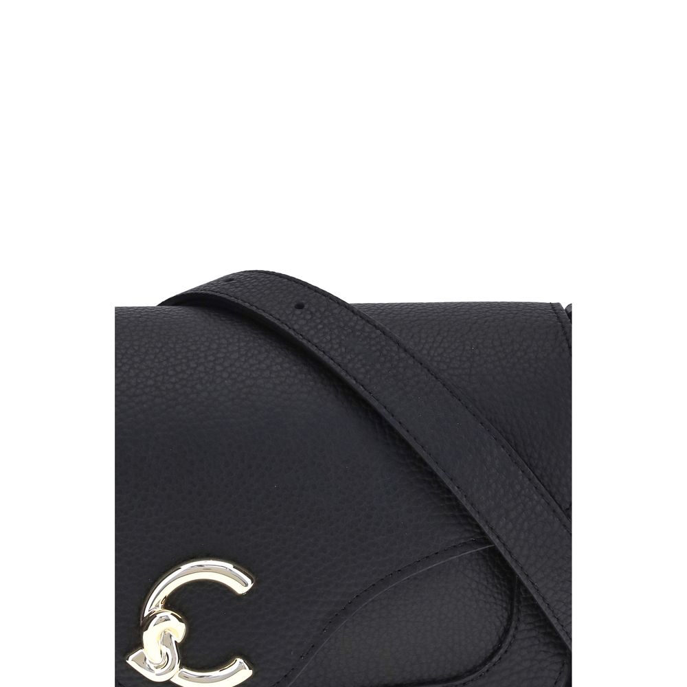Black Calf Leather Bos Taurus Shoulder Bag