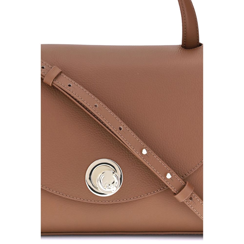Brown Calf Leather Bos Taurus Handbag