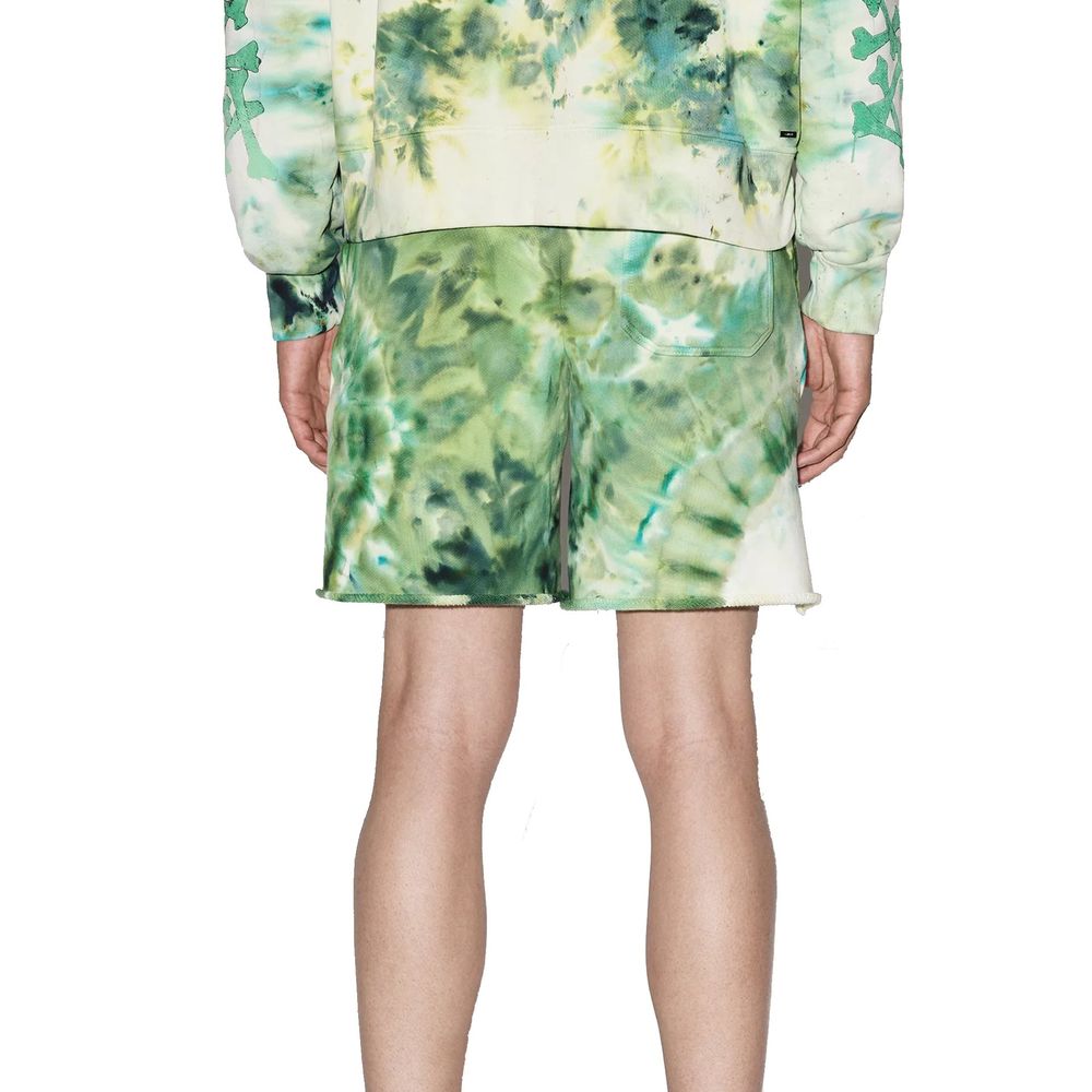 Green Cotton Shorts