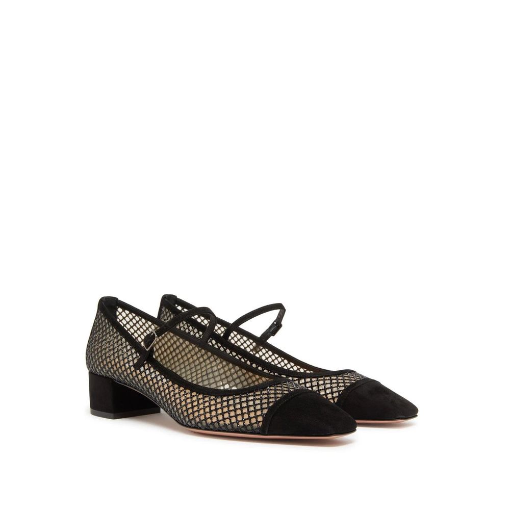 Black Calfskin Pumps