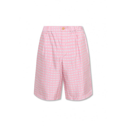 Multicolor Viscose Bermuda Shorts