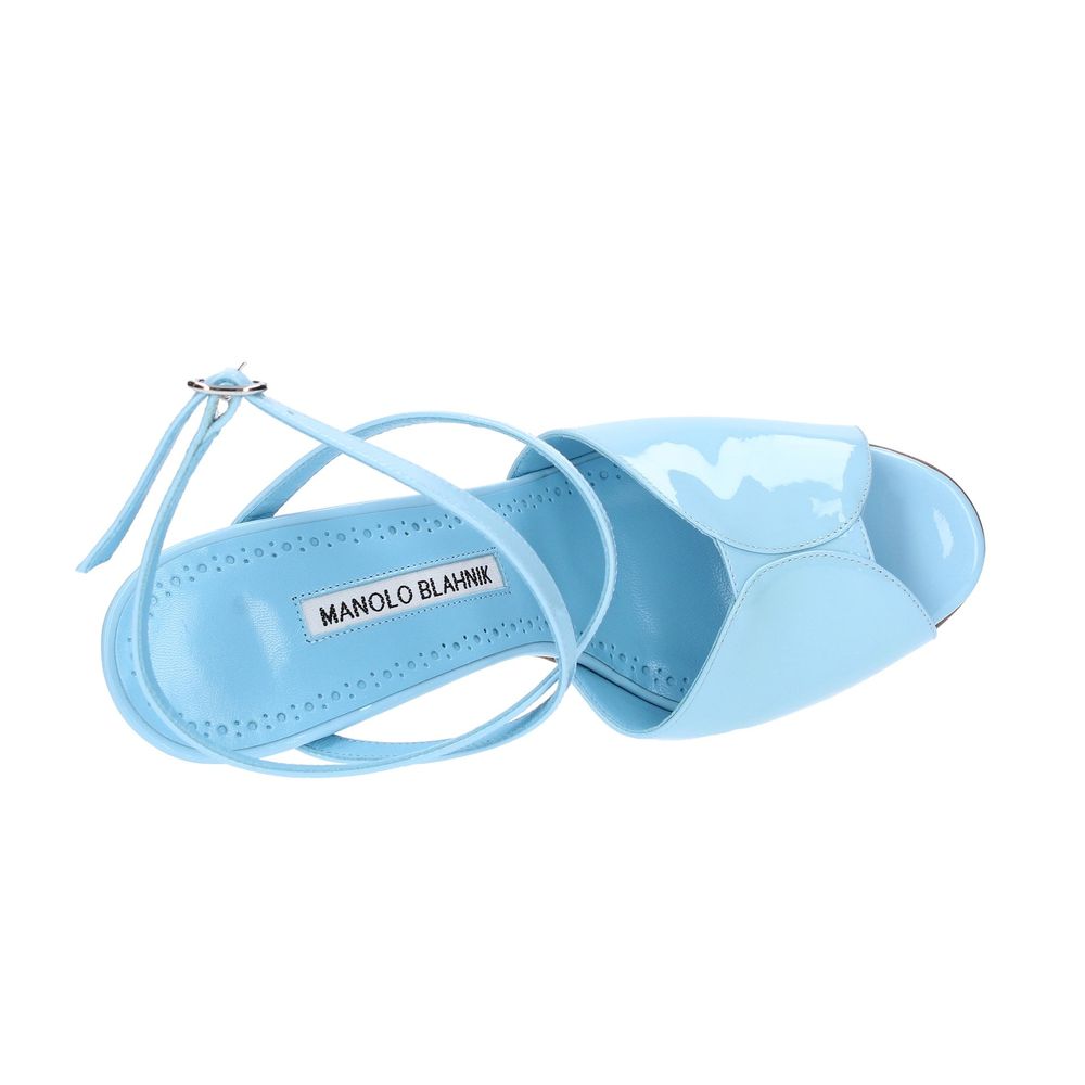 Blue Calfskin Sandals