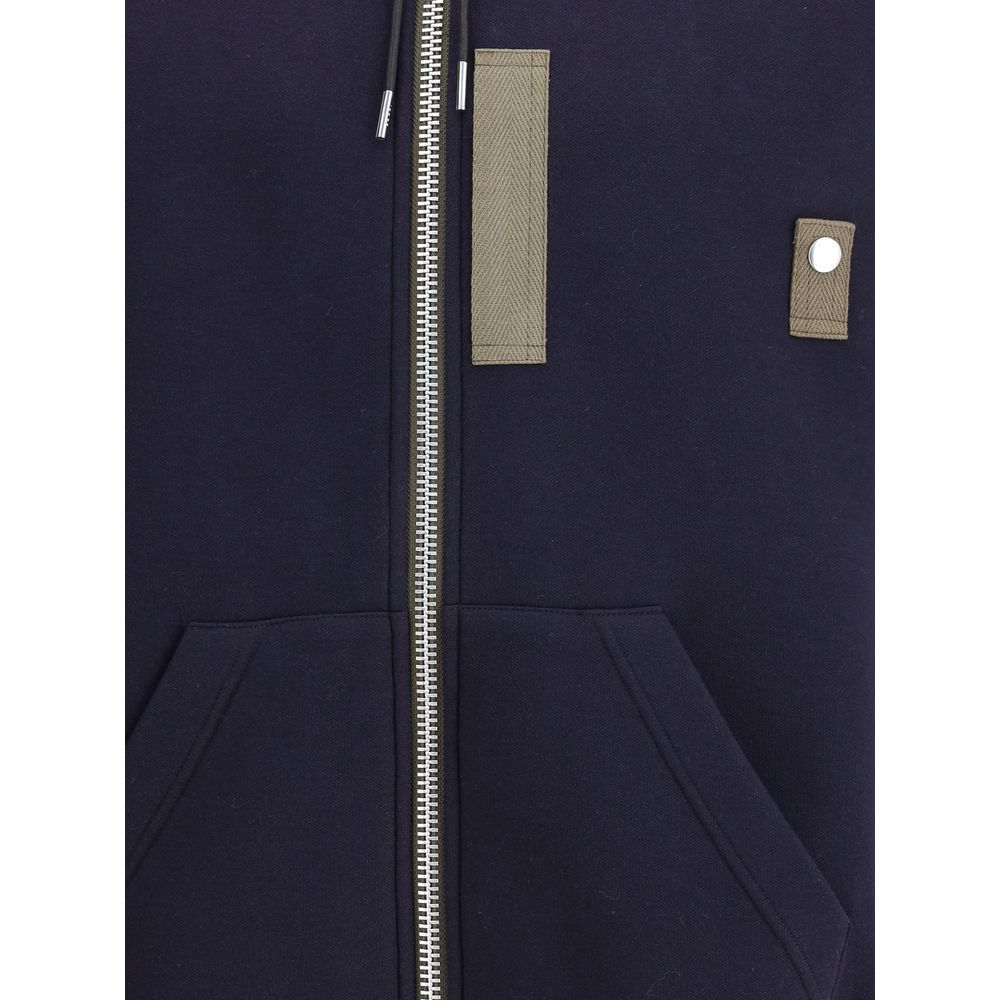 Blue Cotton Hoodie