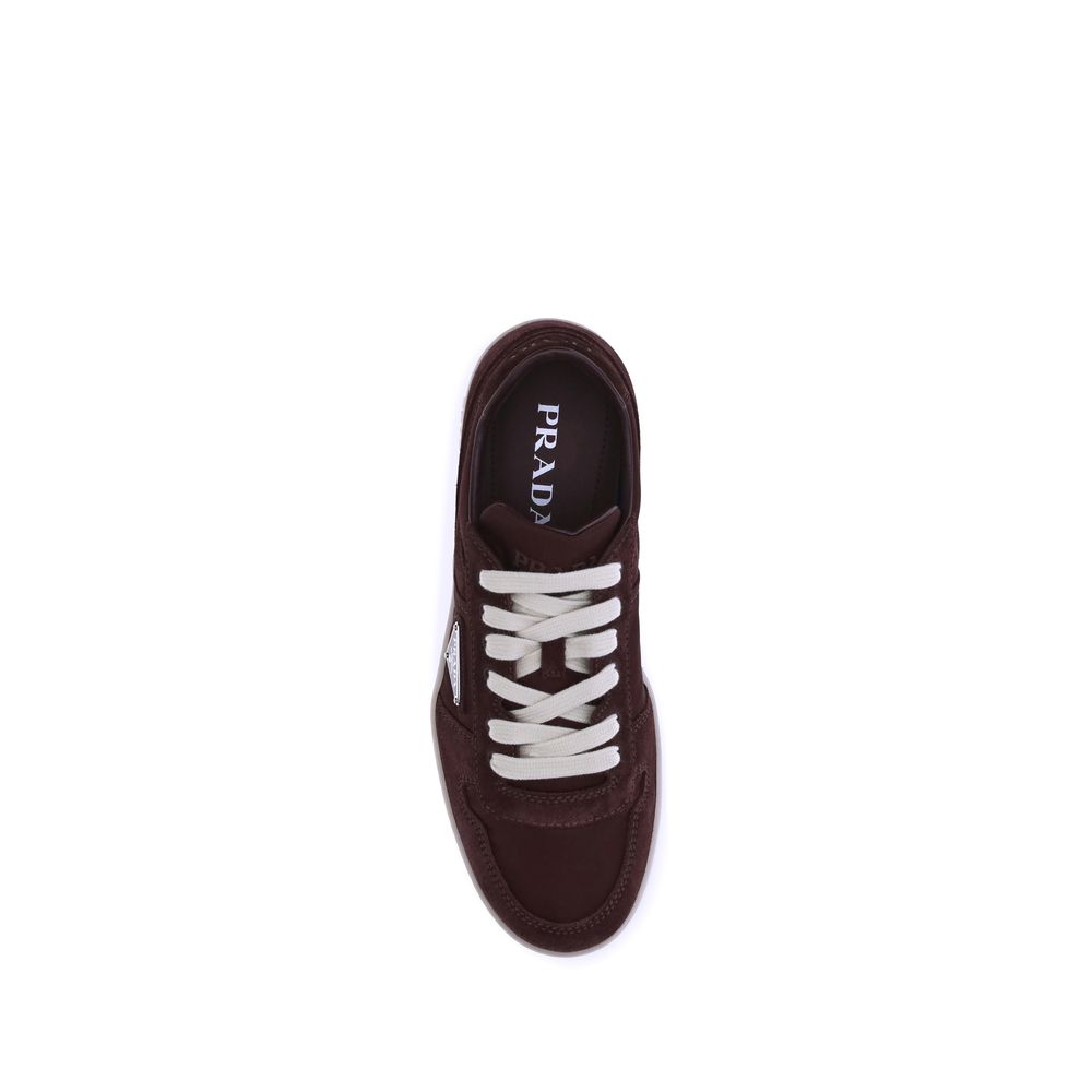 Bordeaux Calf Leather Bos Taurus Low Top Sneakers