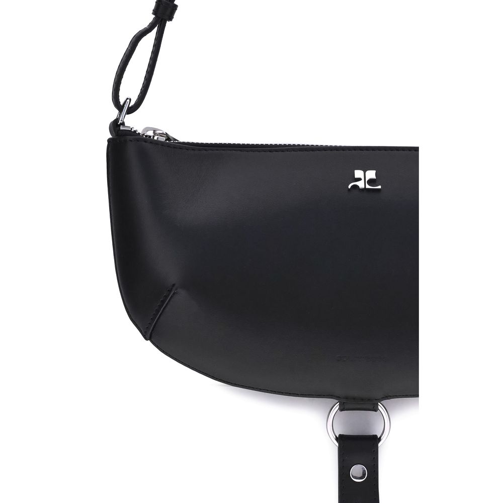 Black Calf Leather Bos Taurus Shoulder Bag