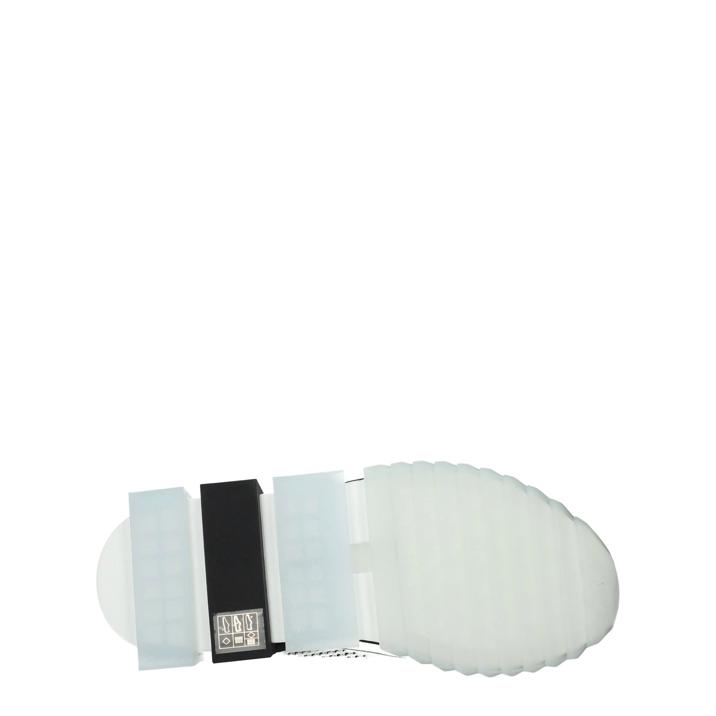White Fabric Athletic Sneakers