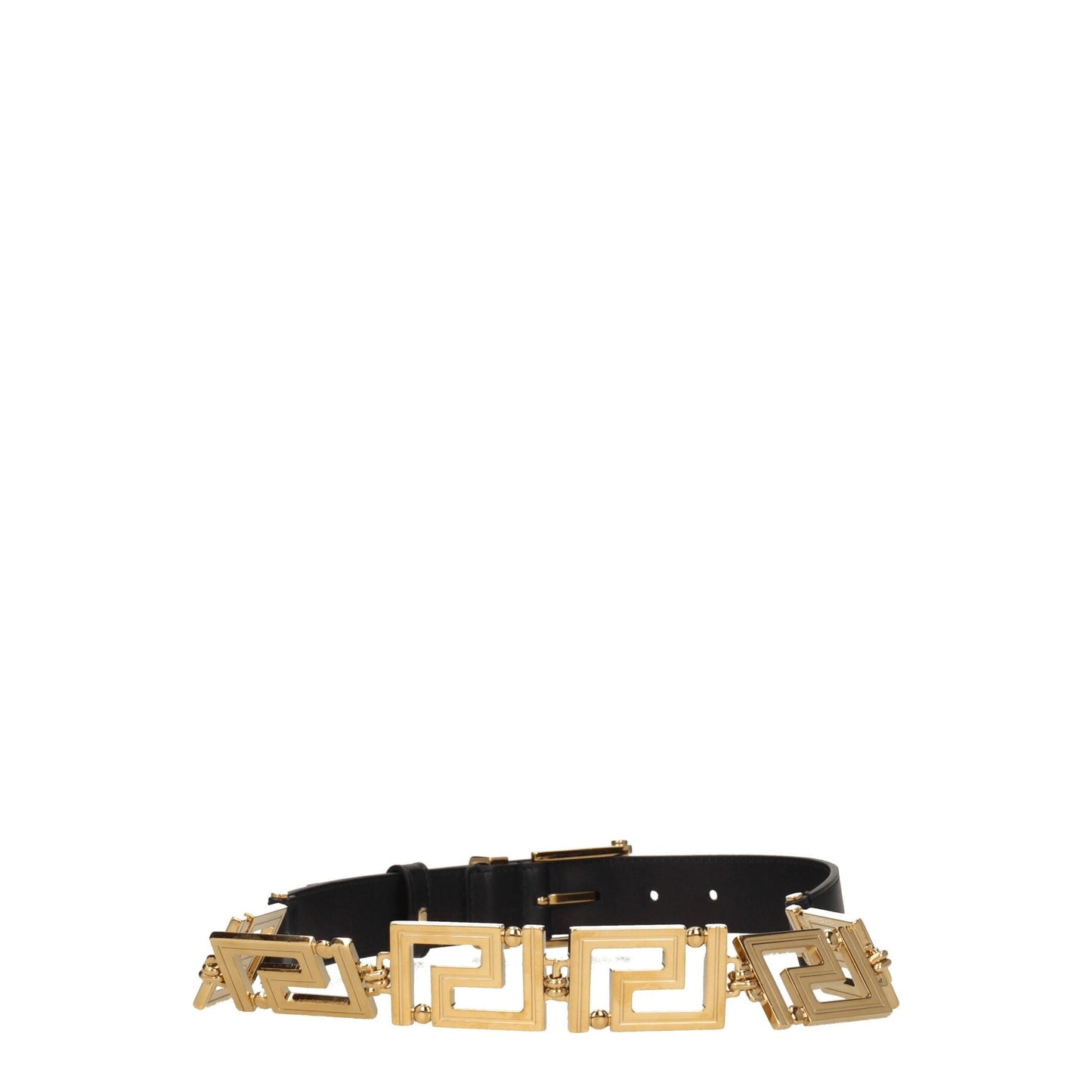 Black Leather Regular Belt