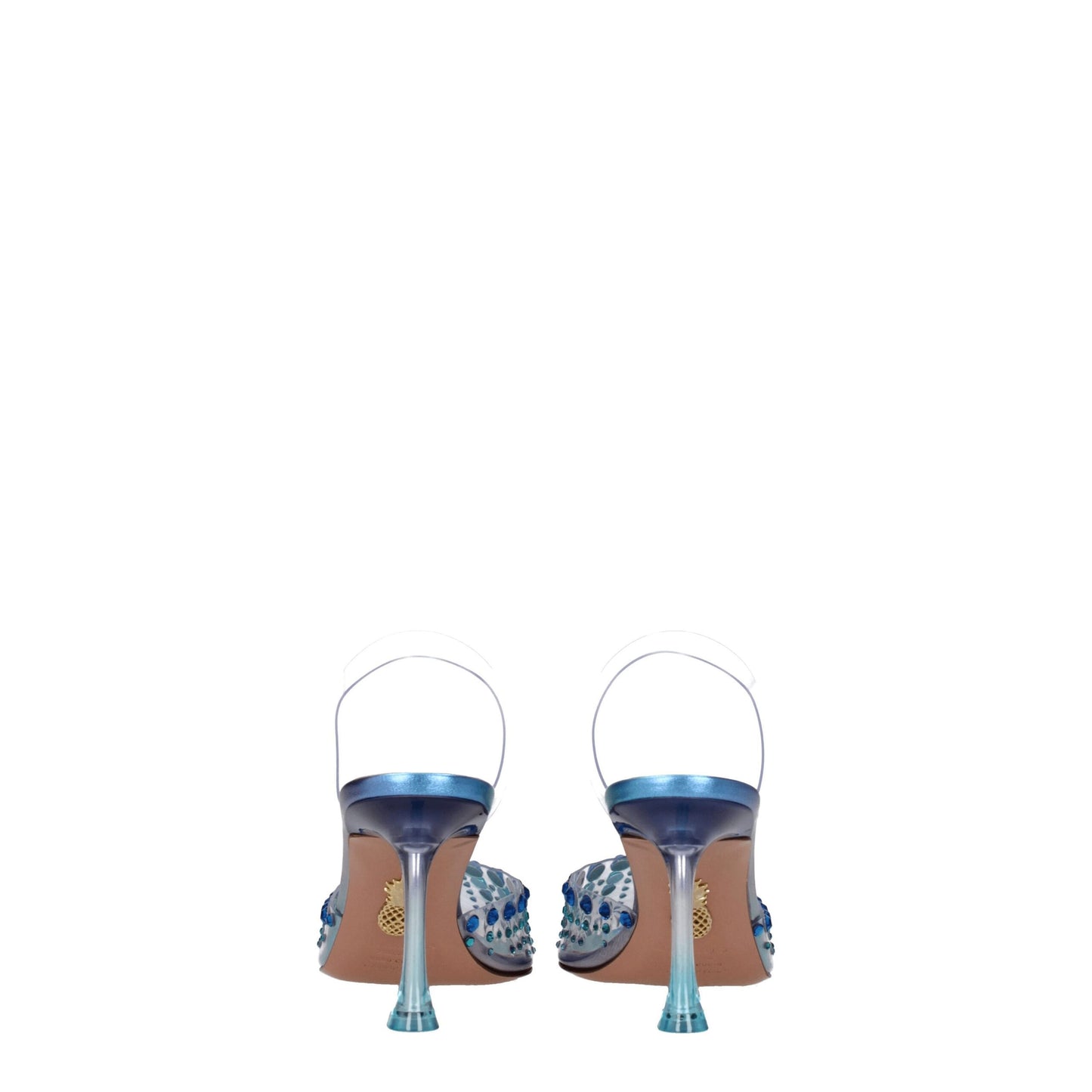 Transparent Pvc Stiletto Heel Sandals