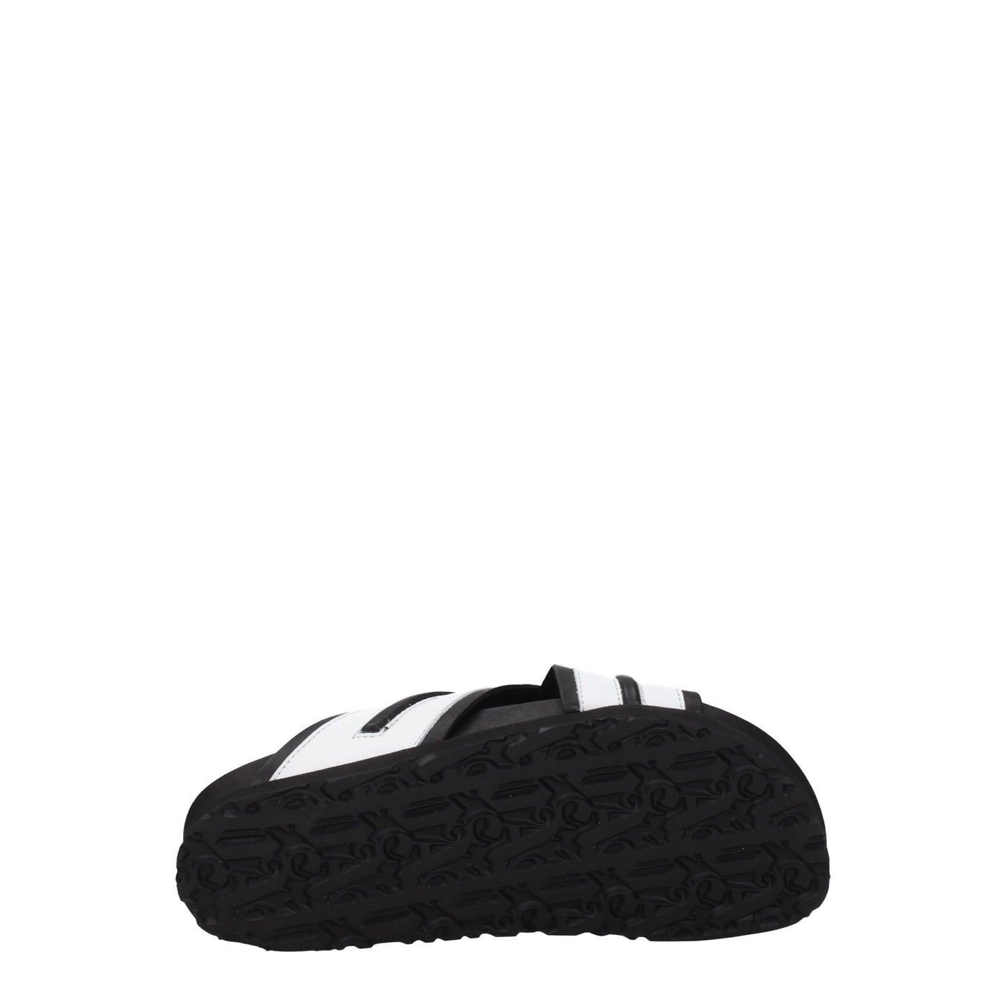 White Leather Slippers