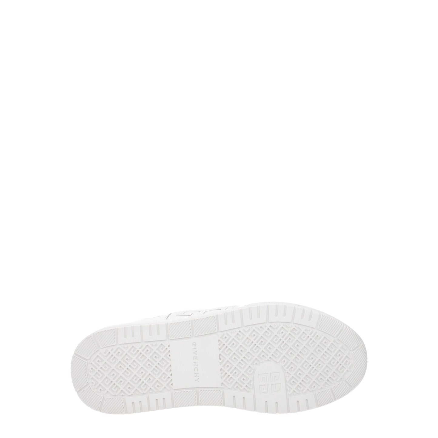 White Leather Low Top Sneakers