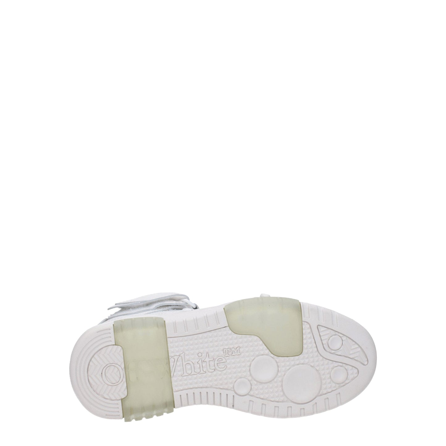 White Leather High Top Sneakers