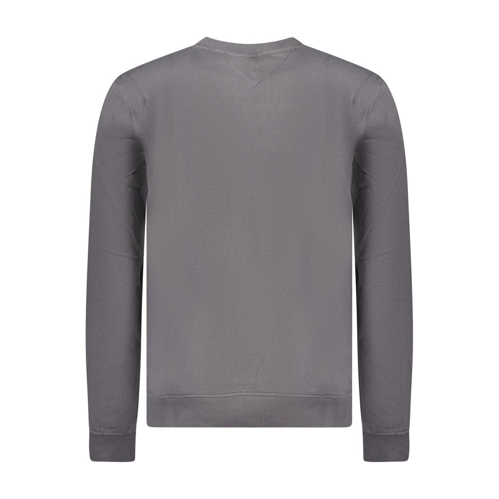 Gray Cotton Men Sweater