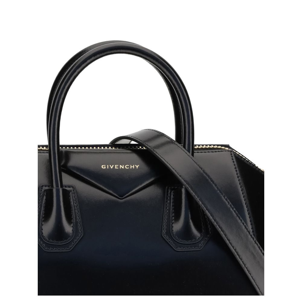 Black Calf Leather Bos Taurus Handbag