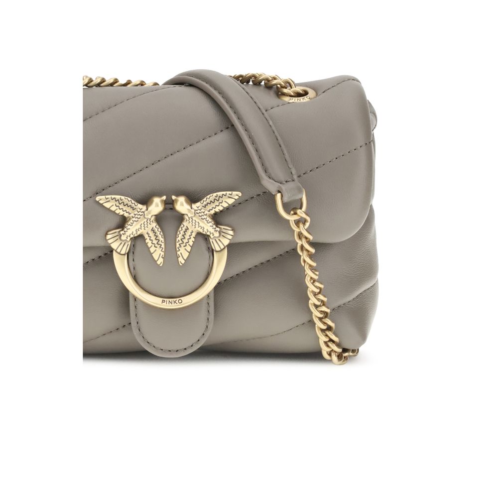 Gray Calf Leather Bos Taurus Shoulder Bag
