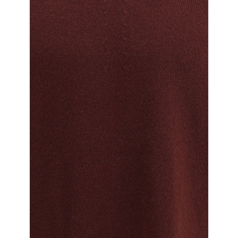 Bordeaux Fleece Wool Sweatshirt