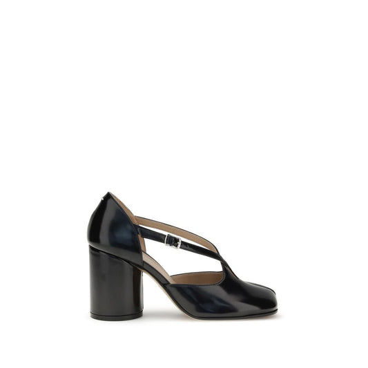Black Calf Leather Bos Taurus High Heel Pumps