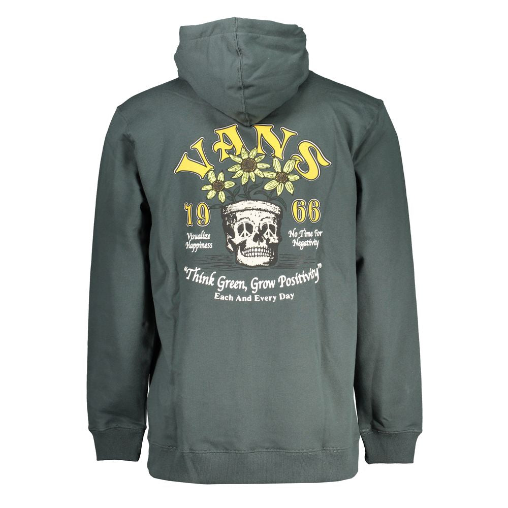 Green Cotton Men Sweater