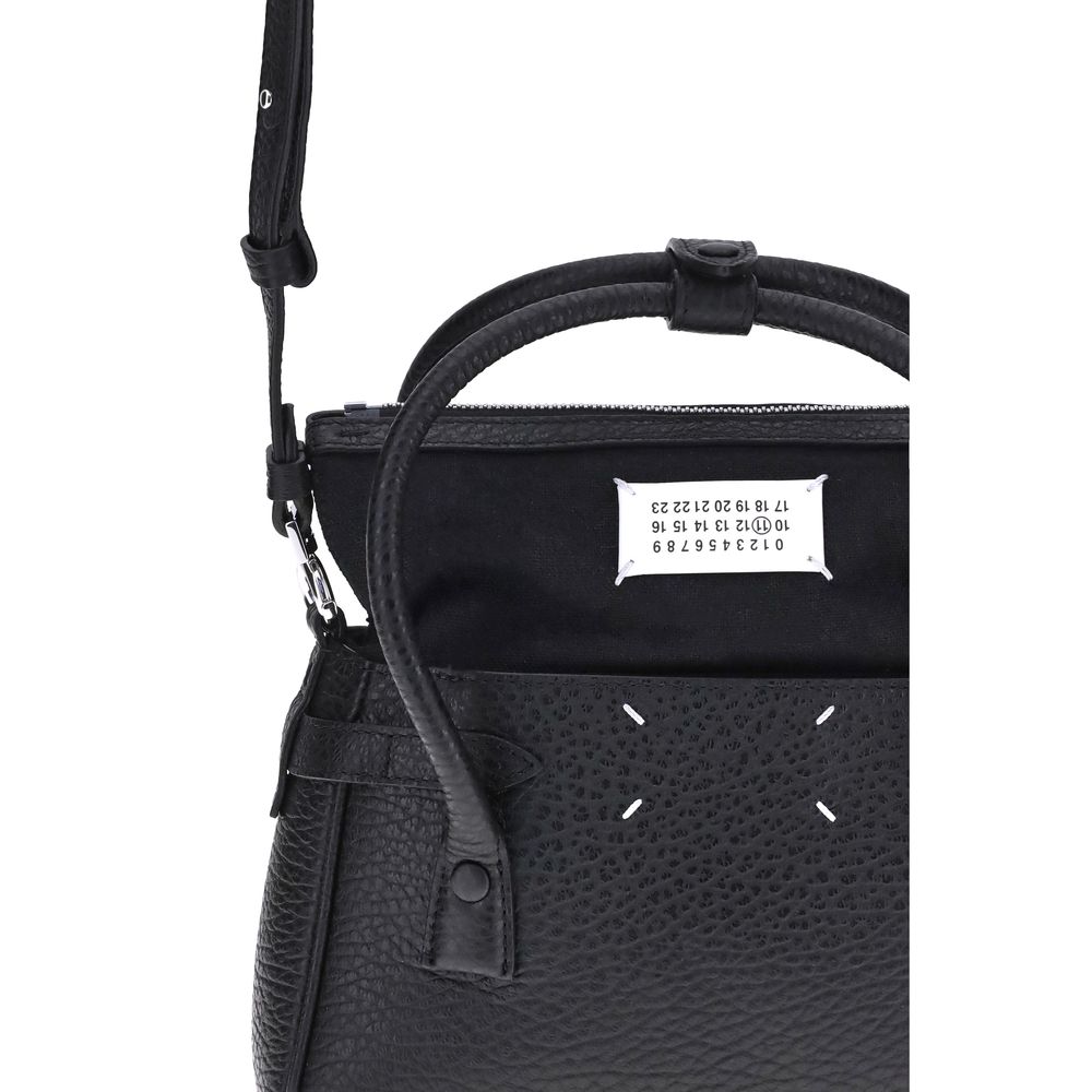 Black Calf Leather Bos Taurus Handbag