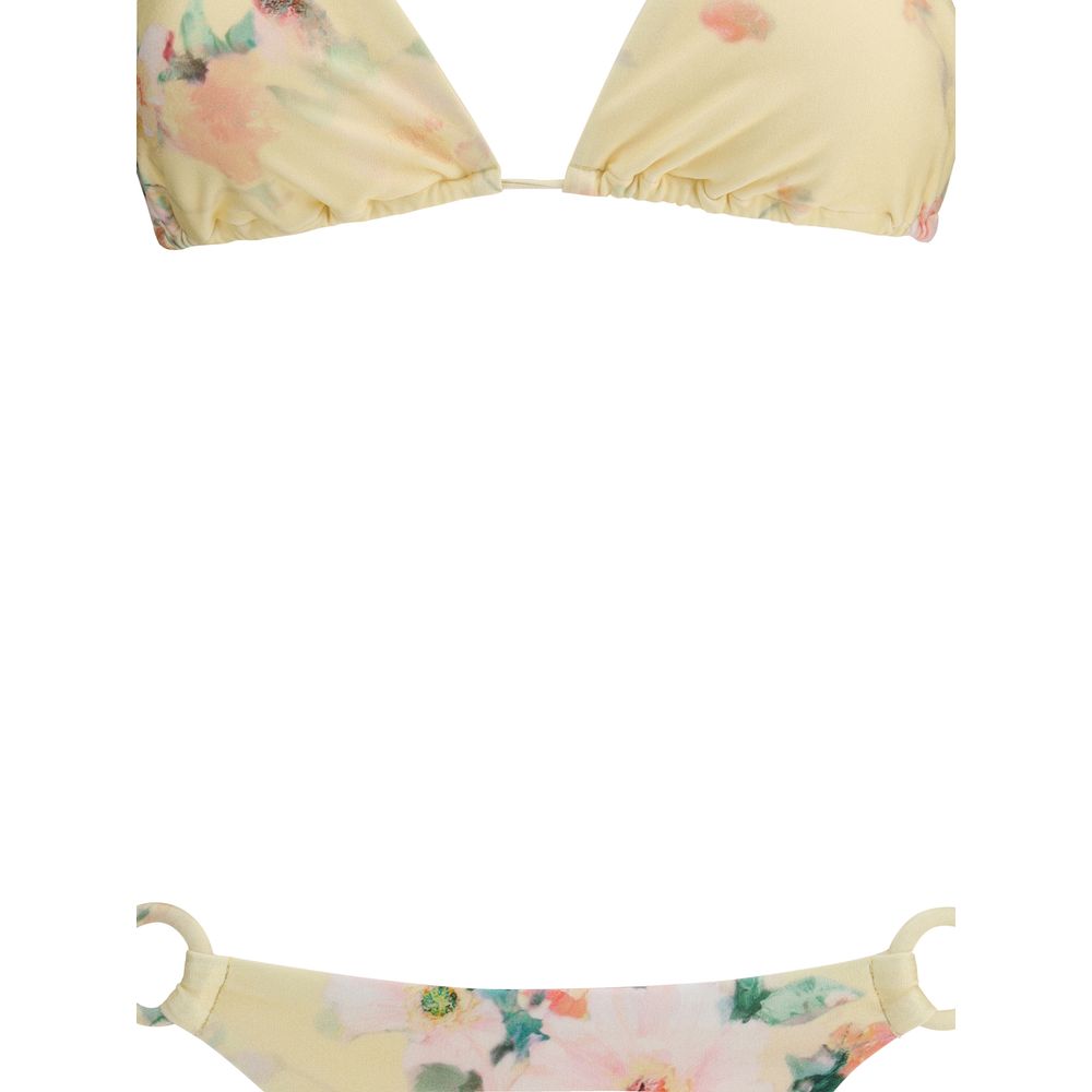 Yellow Polyamide Bikini