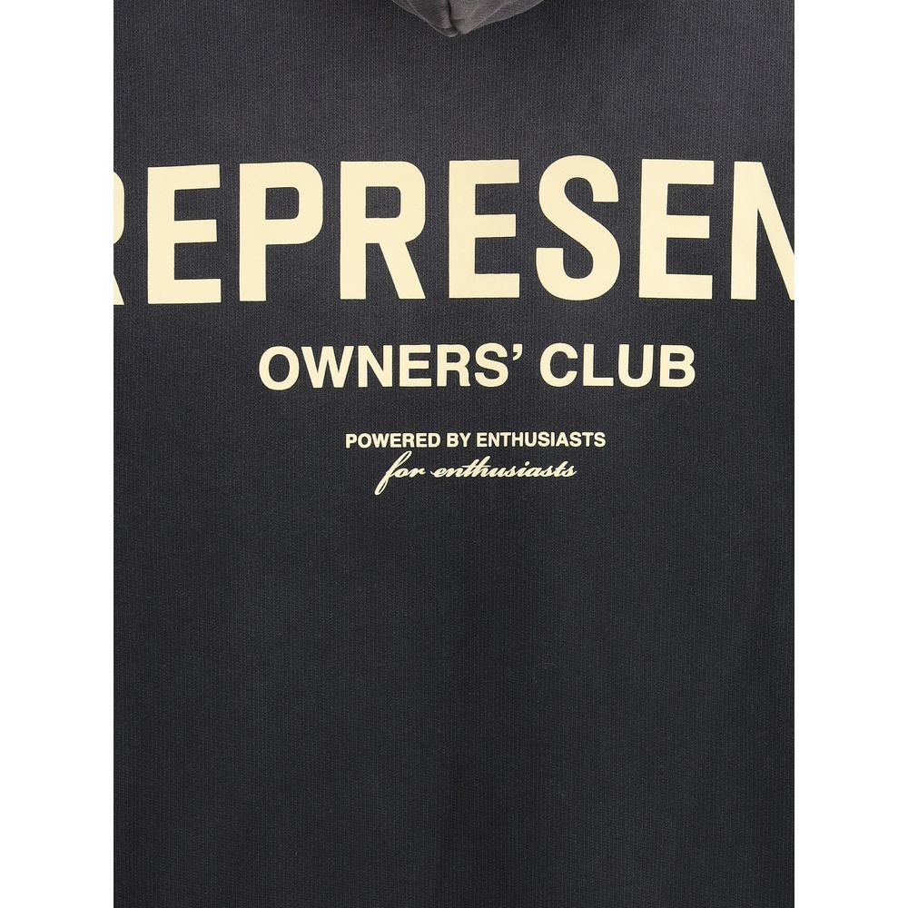 Black Cotton Sweatshirt