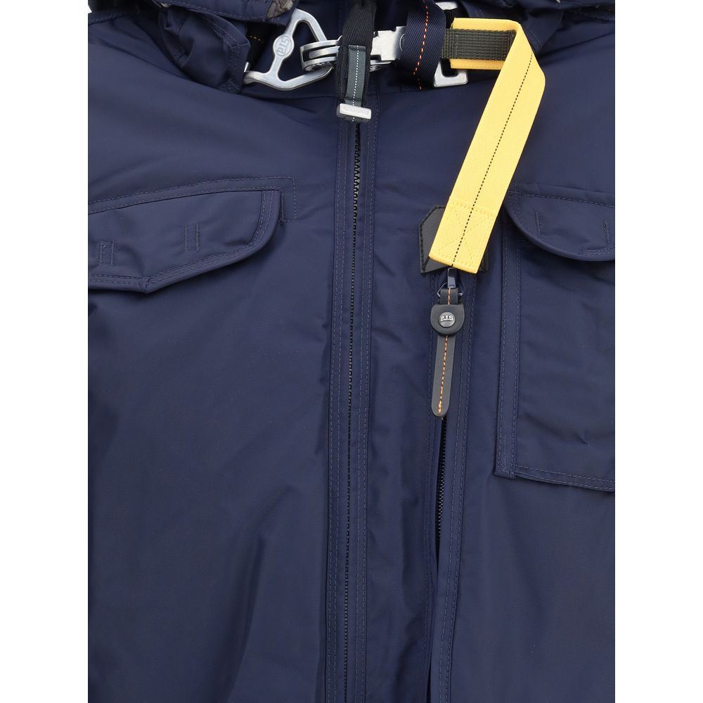 Blue Nylon Bomber