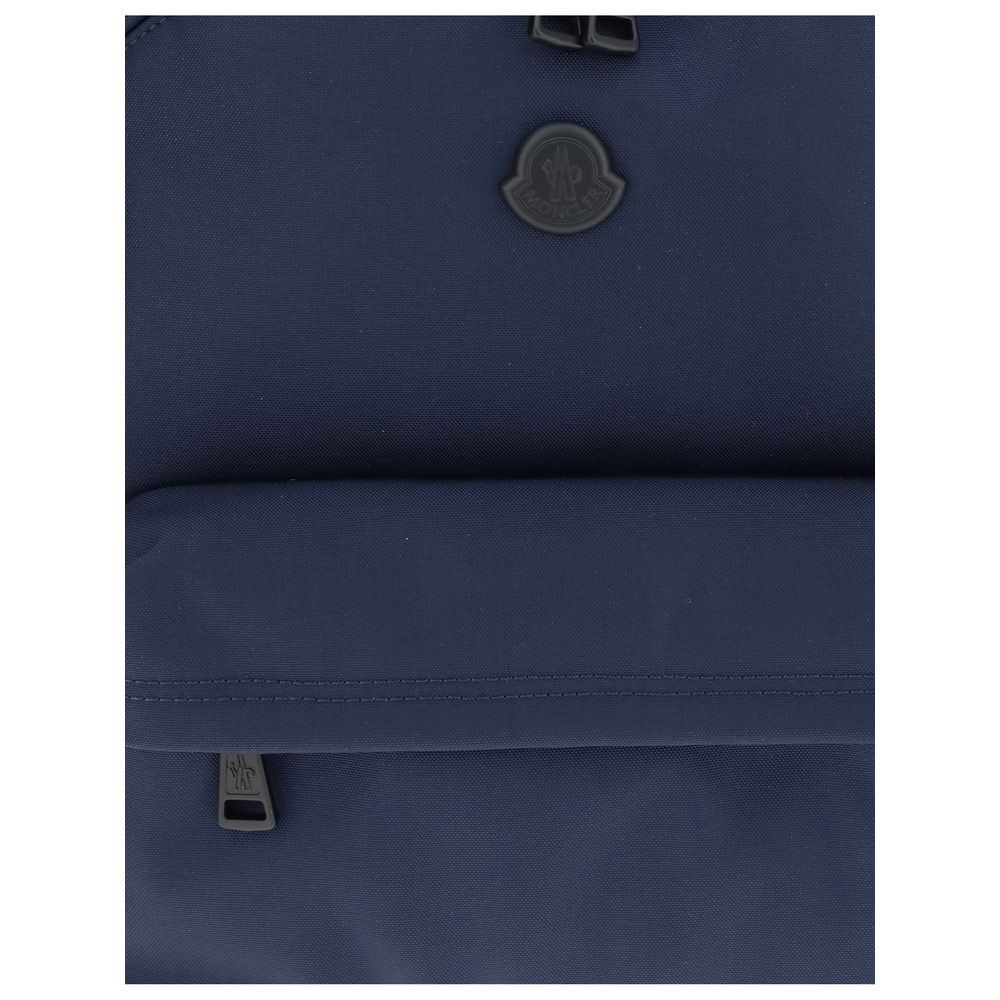 Blue Nylon Backpack