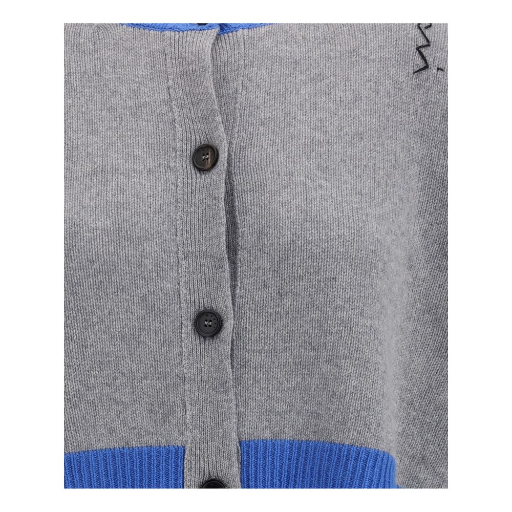 Gray Cashmere Cardigan