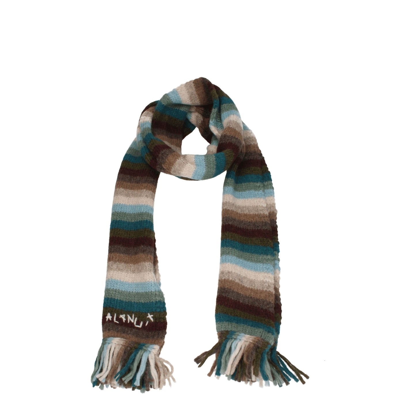 Beige Leather Scarf