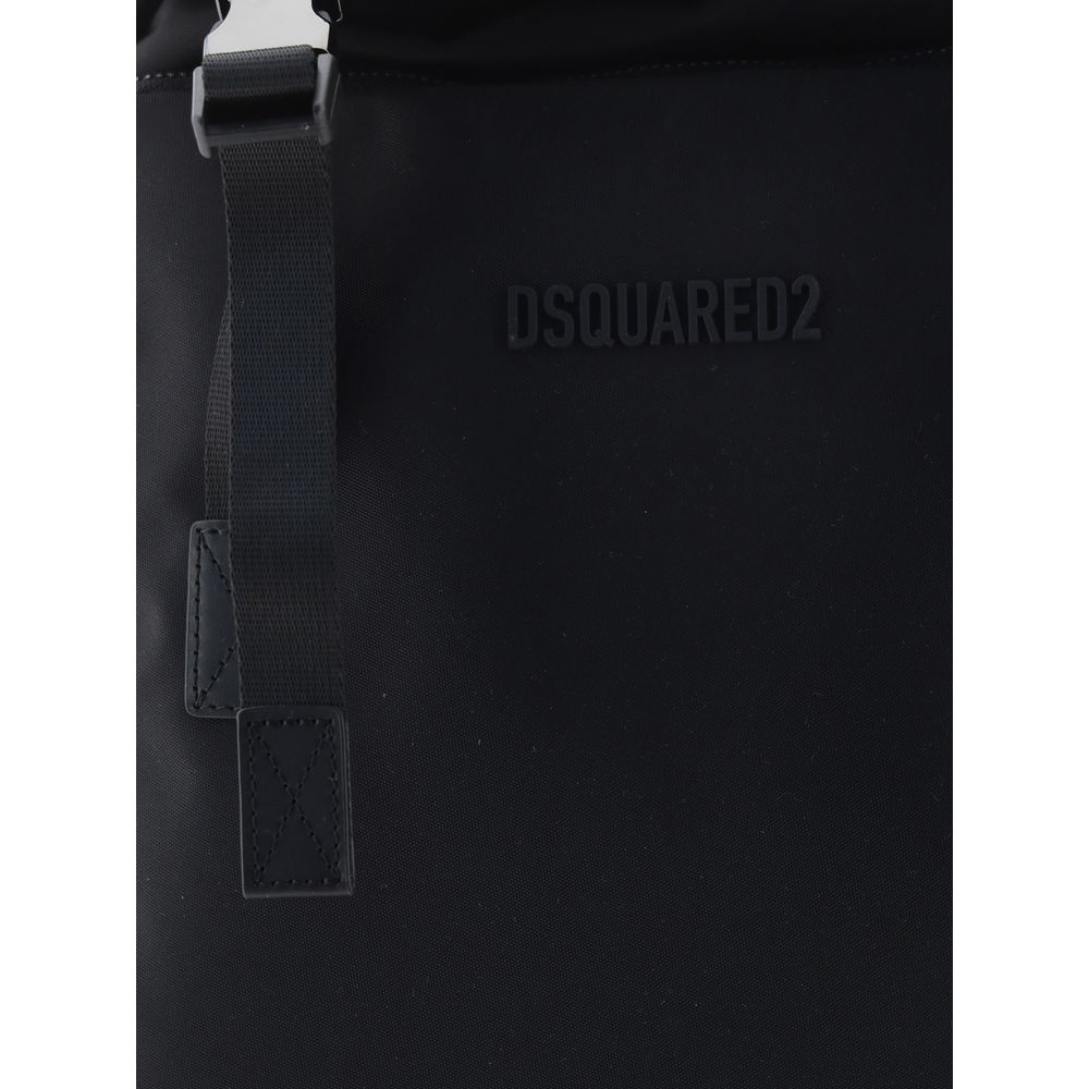 Black Nylon Backpack