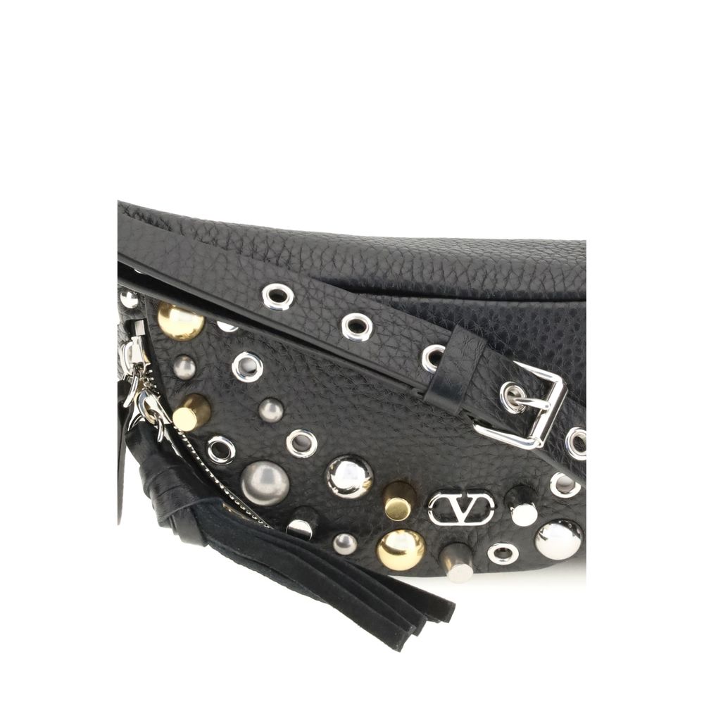 Black Calf Leather Bos Taurus Shoulder Bag